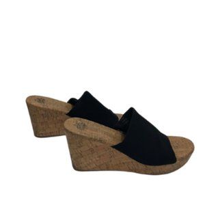 Faded Glory Women's Y2K Black Wedges Size 10